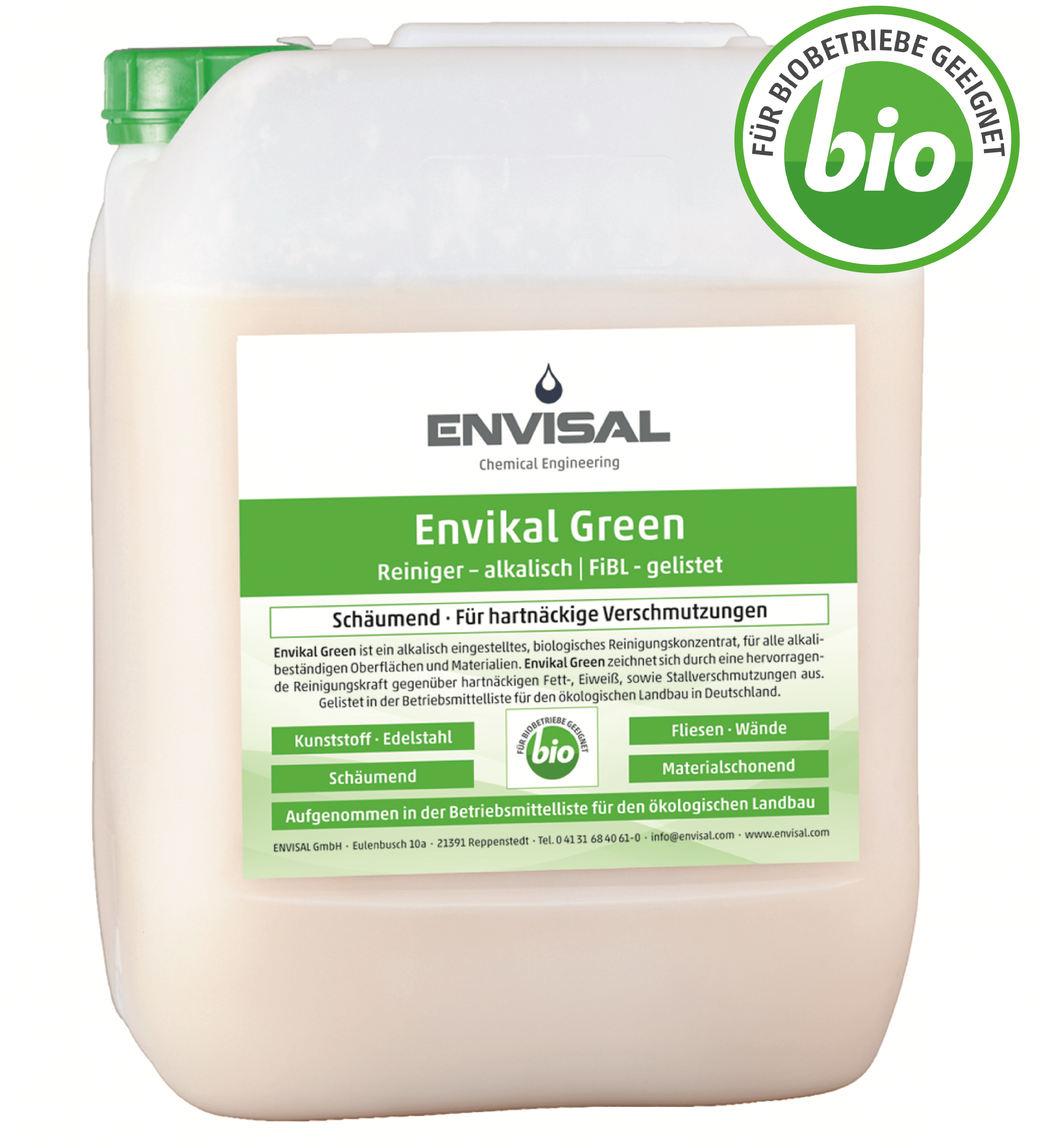 Reinigungsmittel alkalisch für Biobetriebe in der Tierhaltung