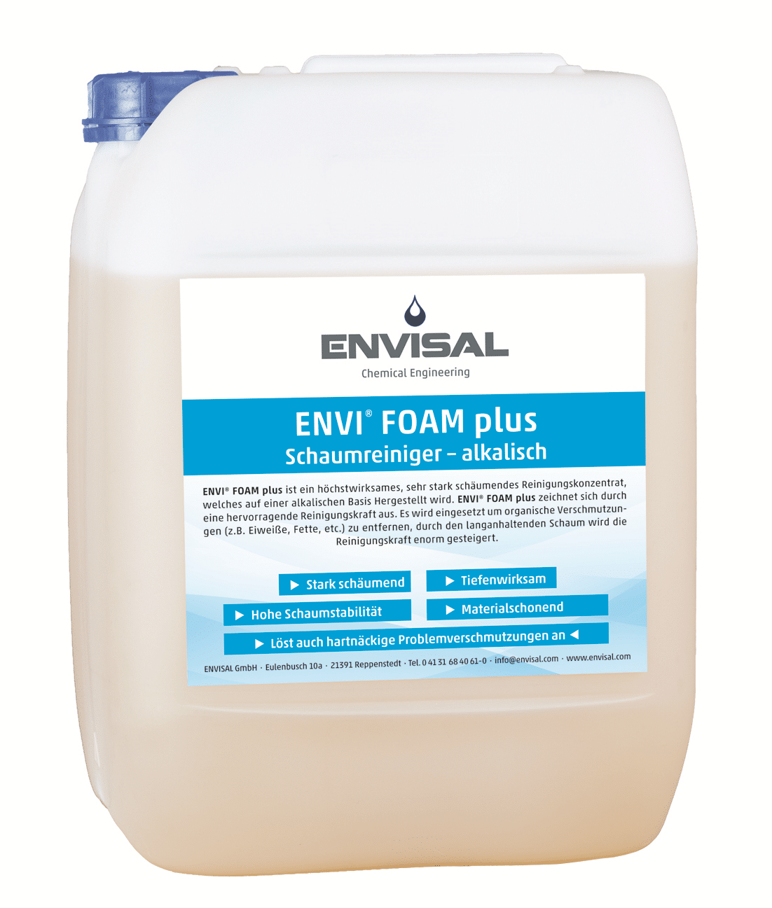 Schaumreiniger alkalisch stark schäumend